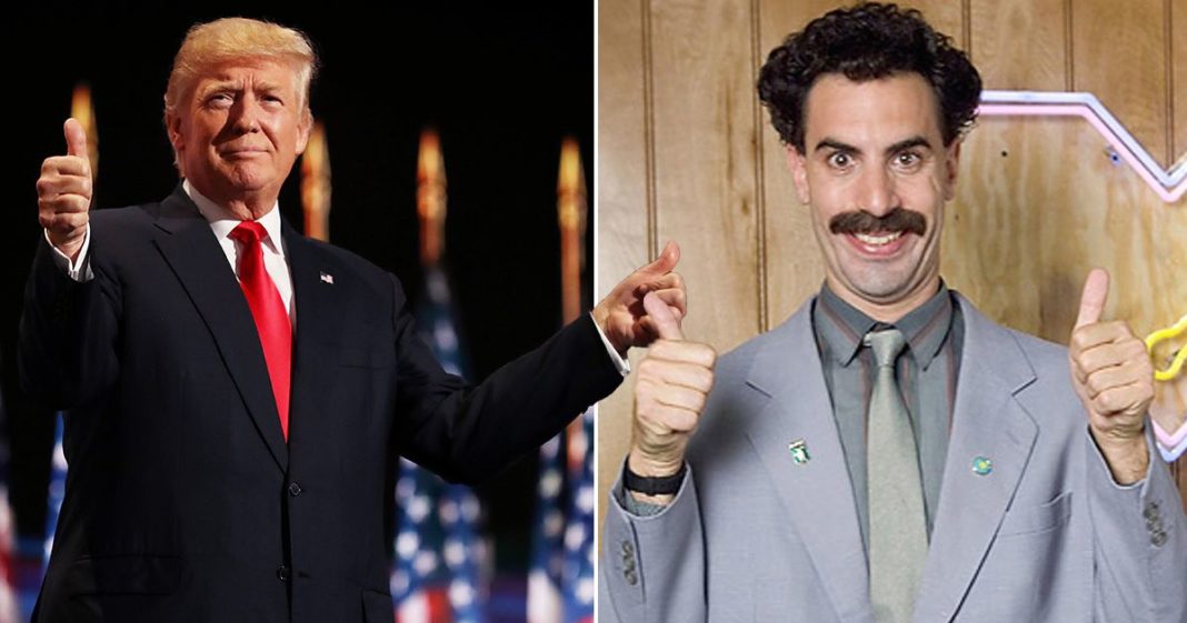 Borat répond à Trump : 