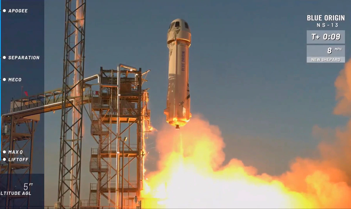 La NASA teste la technologie pour le futur atterrissage sur la Lune de la fusée Blue Origin