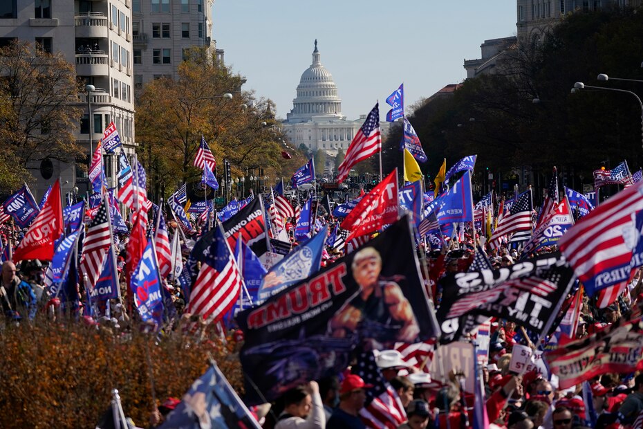 Des milliers de personnes ont participé à une manifestation de soutien au président Donald Trump, qui n'a toujours pas reconnu avoir perdu l'élection au profit de Joe Biden.
