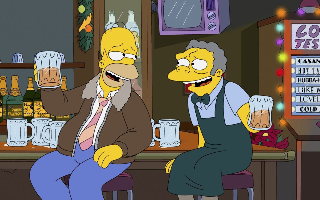 Les Simpsons, le numéro de téléphone du bar de Moe cache une signification secrète.