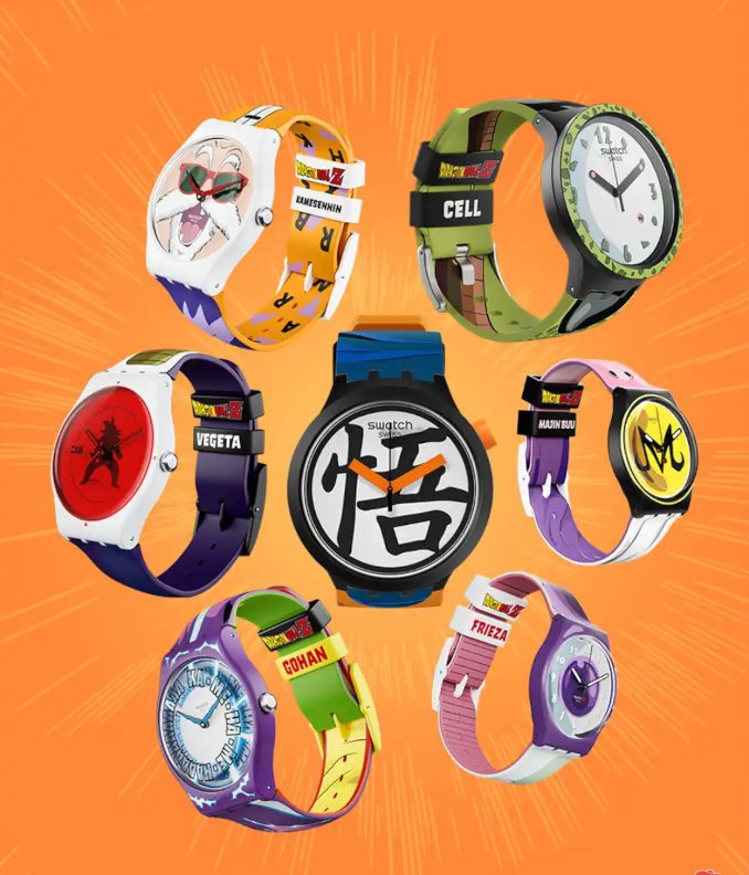 Swatch : L'horloger dévoile une collection Dragon Ball Z époustouflante